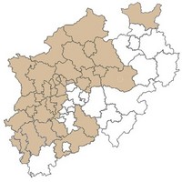 Karte zeigt die Verbreitung des Eichenprozessionsspinners in NRW