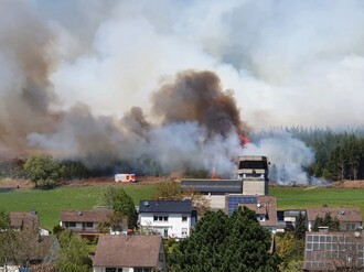 Waldbrand bei Gummersbach (Bild: Wald und Holz NRW/Lothar Schnegelsberg)